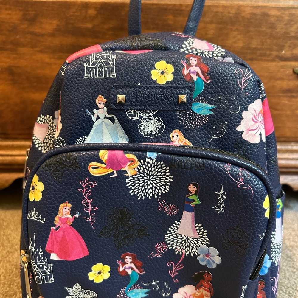 Disney Blue Princess Mini Backpack